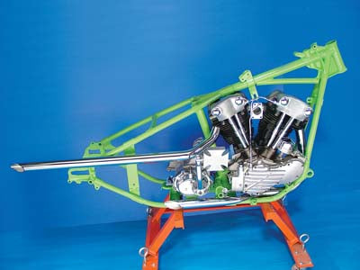 Exhaust Drag Pipe Set Flat Front Pipe