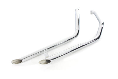 Exhaust Drag Pipe Set Slash Cut