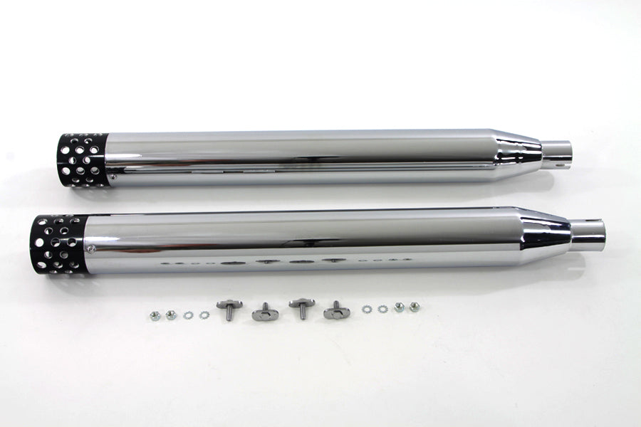 Muffler Set with Black Shooter Style Ends