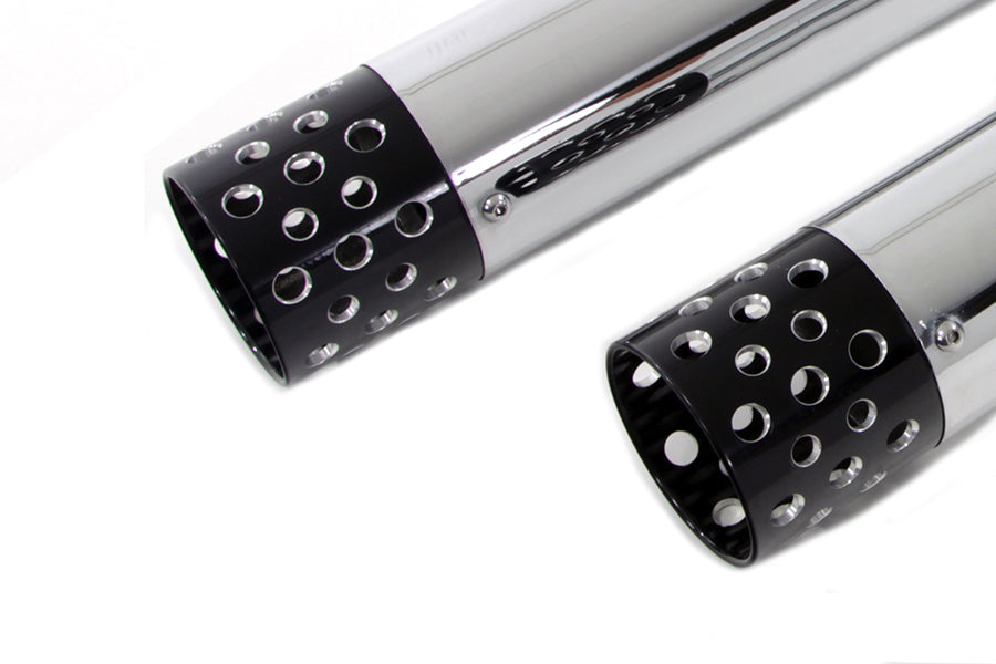 Muffler Set with Black Shooter Style Ends
