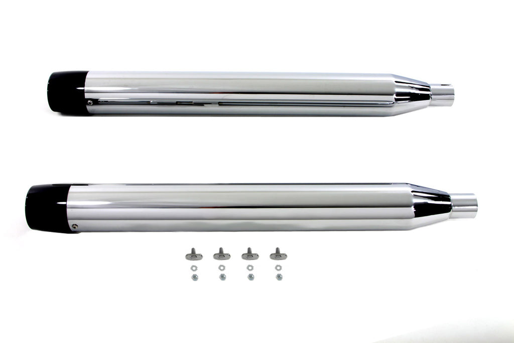 Muffler Set with Black End Caps