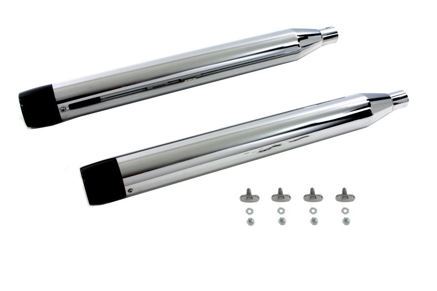 Muffler Set with Black End Caps
