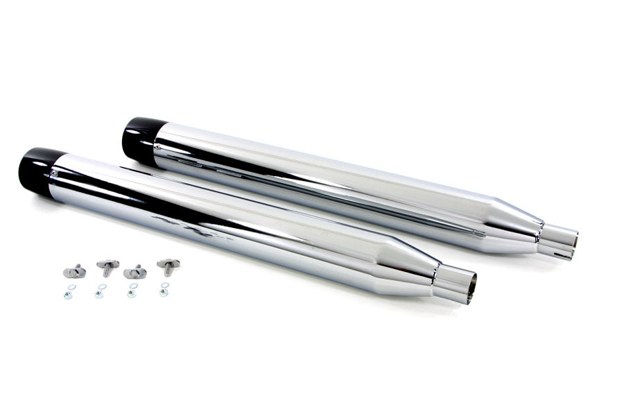 Muffler Set with Black End Caps