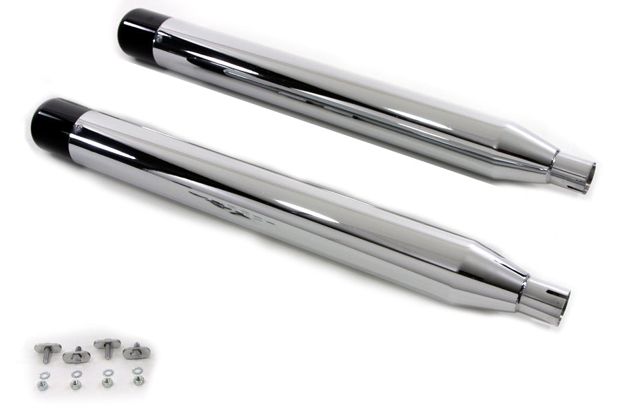 Muffler Set with Black Hollow Point End Tips
