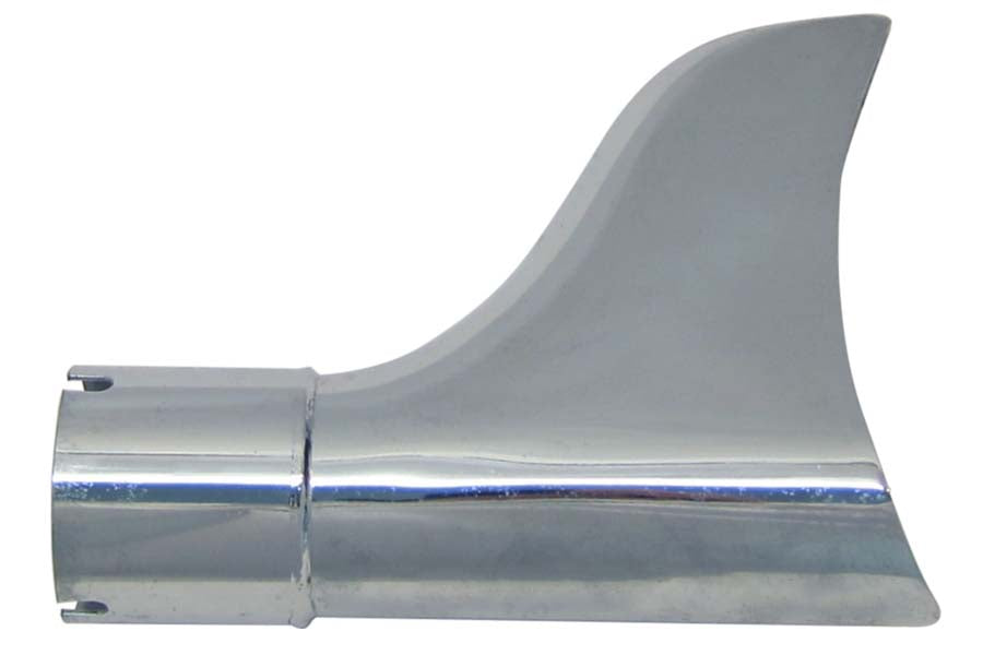Chrome Fishtail Tip Set for 1-3/4 Muffler