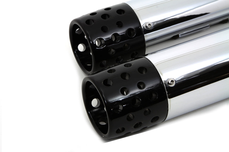 Wyatt Gatling Muffler Set with Black Shooter Style End Tips