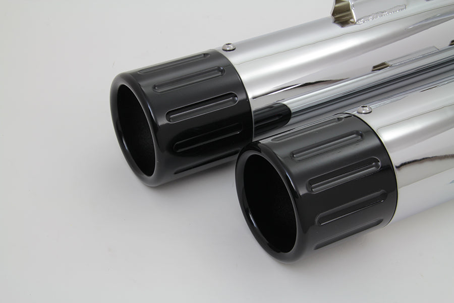 Muffler Set with Black Revolver End Tips
