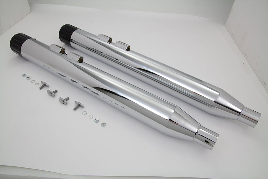 Muffler Set with Black Revolver End Tips