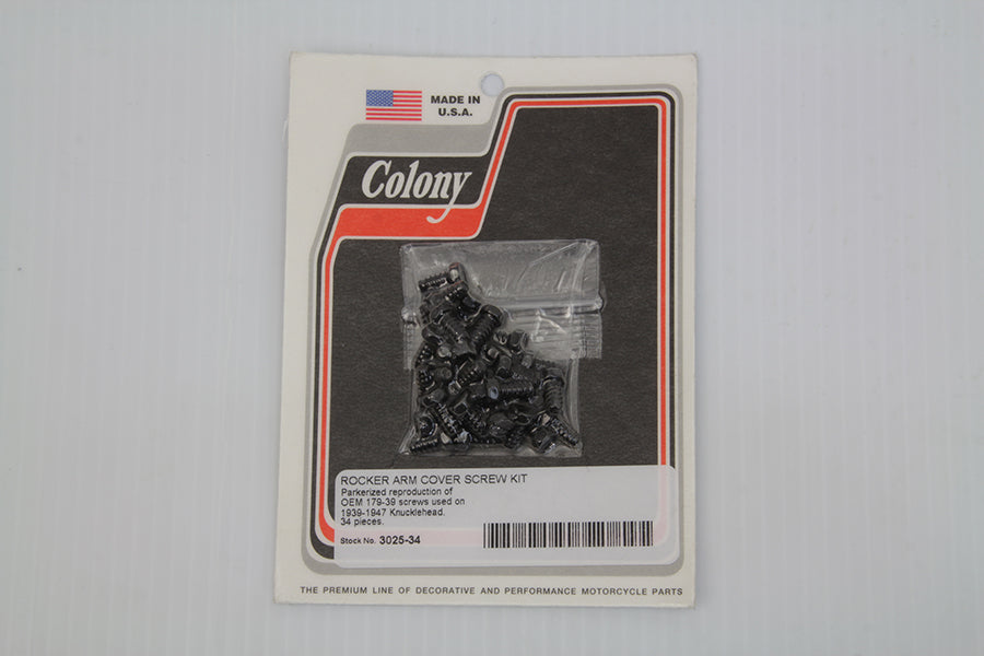 Rocker Arm Cover Screw Kit Parkerized