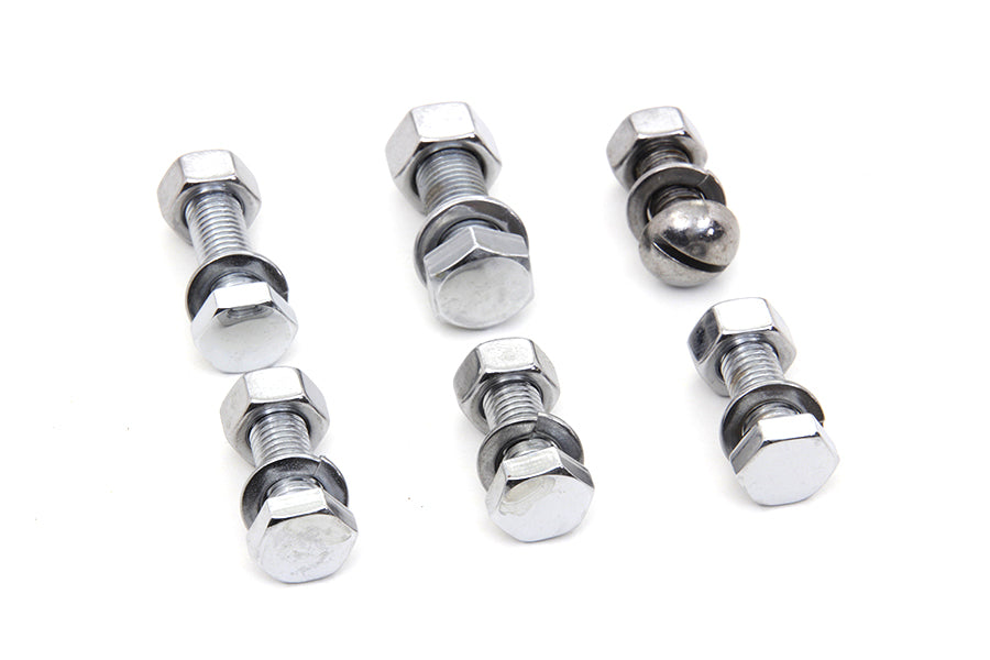 Exhaust System Mounting Bolt Kit Chrome