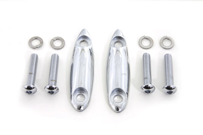 Chrome Turn Signal Block Off Plates