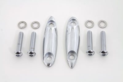 Chrome Turn Signal Block Off Plates