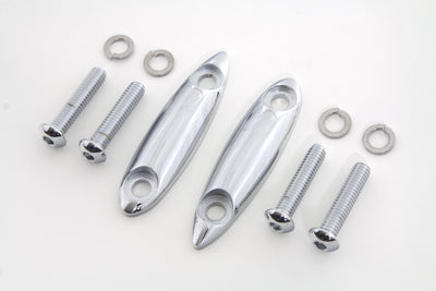 Chrome Turn Signal Block Off Plates