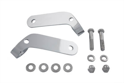 Chrome Universal Spotlamp Bracket Set
