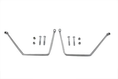 Chrome Saddlebag Support Set