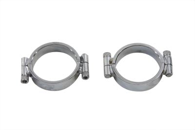 Chrome Allen Type Exhaust Clamp Set