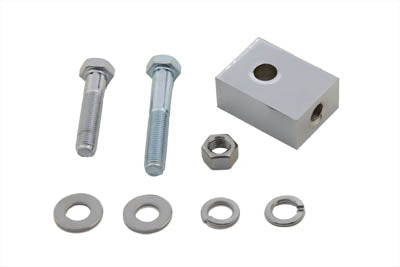 Bates Headlamp Mounting Block Chrome