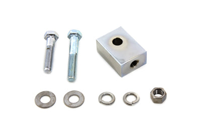 Bates Headlamp Mounting Block Chrome