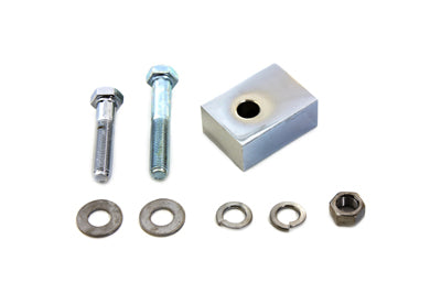 Bates Headlamp Mounting Block Chrome