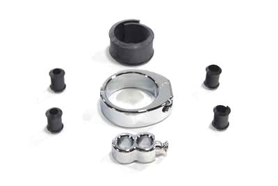 Cable Clamp Chrome Throttle and Clutch