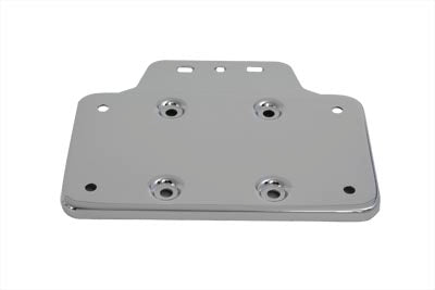 Tail Lamp License Plate Holder Chrome