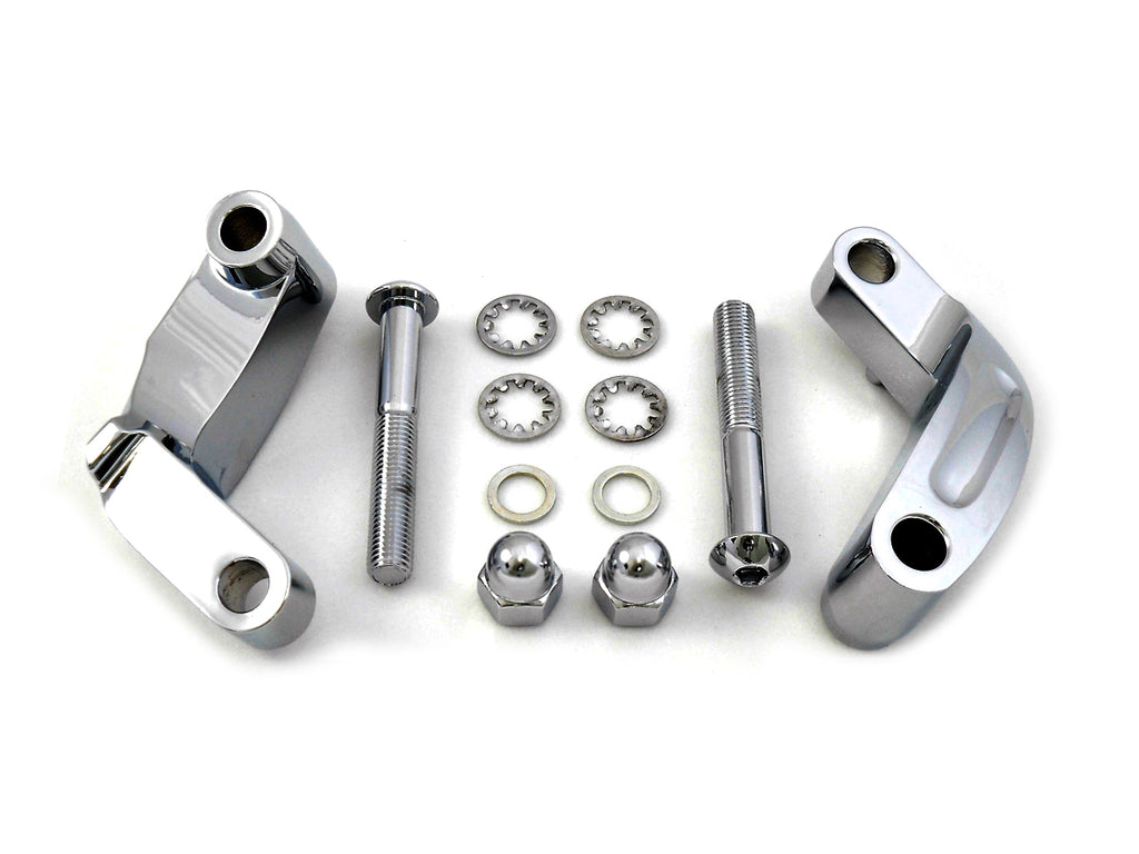 Chrome Smooth Mirror Relocation Kit