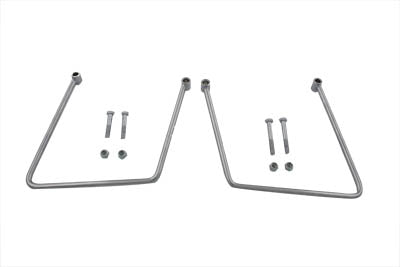 Chrome Saddlebag Support Set