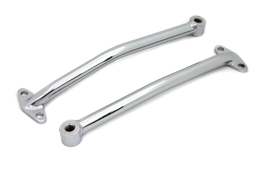 Chrome Rear Fender Brace Set