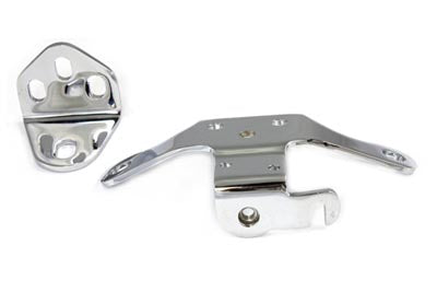 Chrome Top Motor Mount Bracket Set