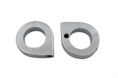 Chrome 1-1/4 Universal Mount Clamp Set