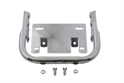 Chrome Lay-Down License Plate Bracket