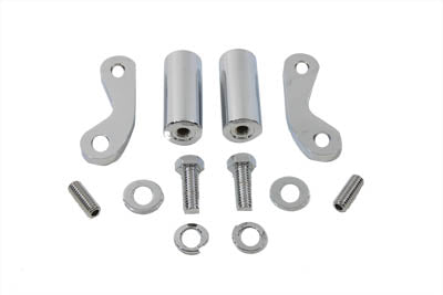 Chrome 8-1/2 Front Turn Signal Mount Set