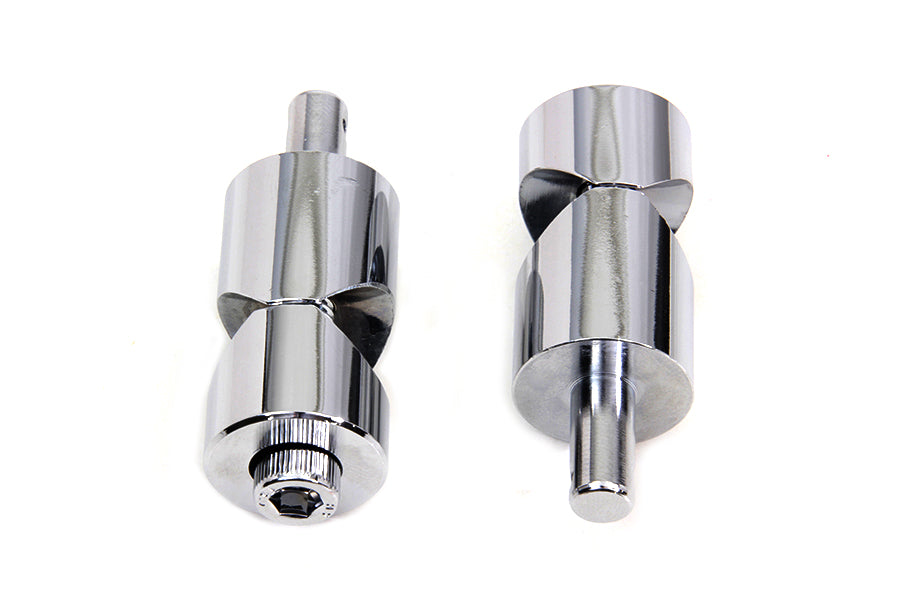 Chrome Solo Seat Spring Stanchions