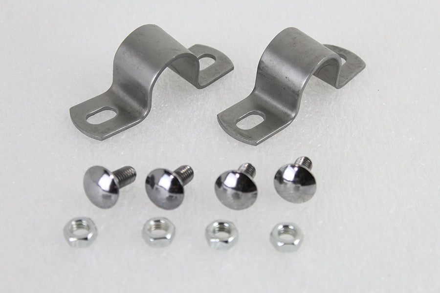 Rear Fender Mount U-Clamps Raw