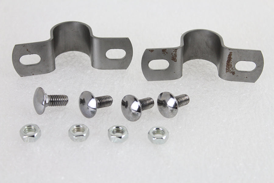 Rear Fender Mount U-Clamps Raw