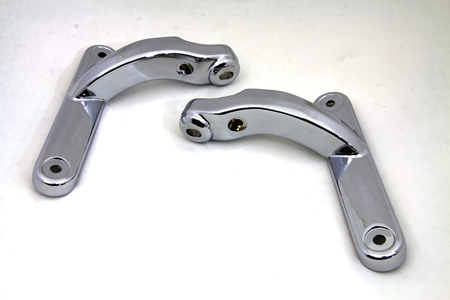 Chrome Spotlamp Bracket Set