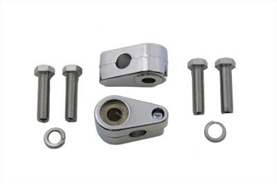 Chrome Turn Signal Clamp Set