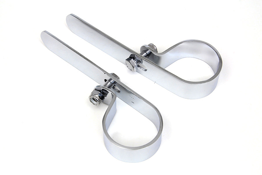 Chrome 1-3/4 Exhaust P Clamp Set
