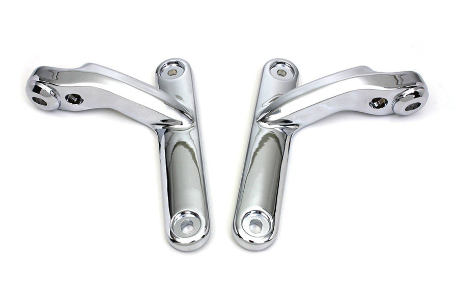 Chrome Spotlamp Bracket Set
