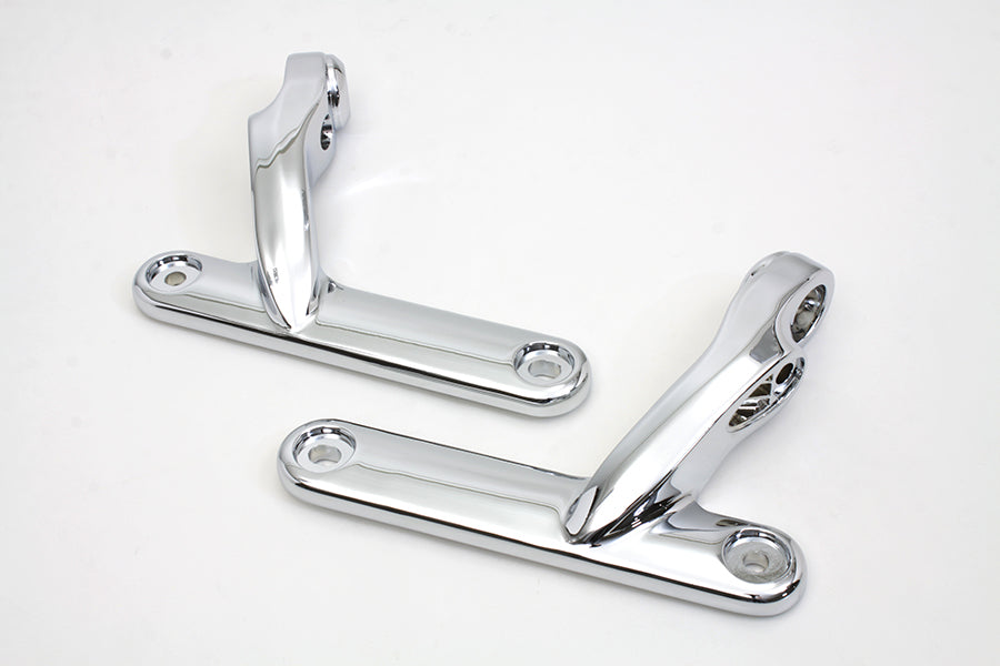 Chrome Spotlamp Bracket Set