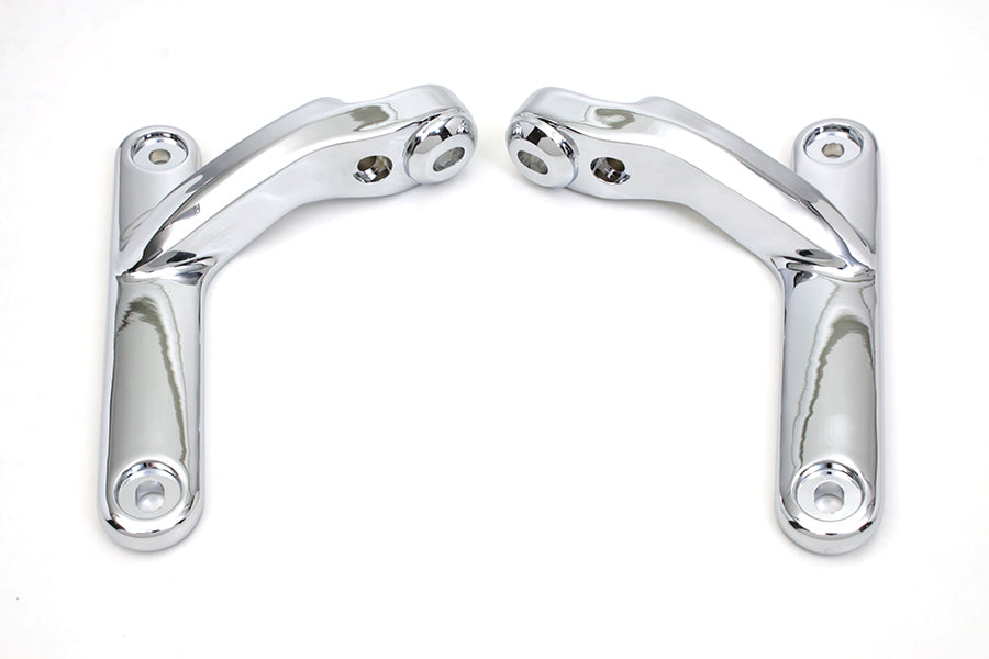 Chrome Spotlamp Bracket Set