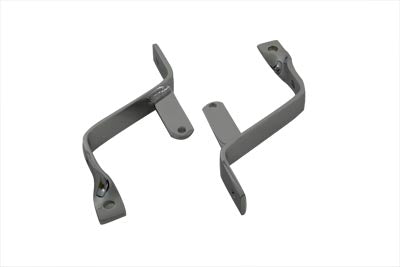 Bullet Style Tail Lamp Bracket Set Chrome