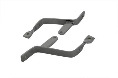 Bullet Style Tail Lamp Bracket Set Chrome