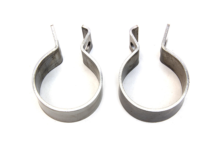 Stainless Steel 1-7/8 Muffler End Clamp Set