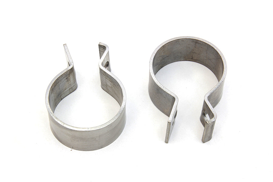 Stainless Steel 1-7/8 Muffler End Clamp Set