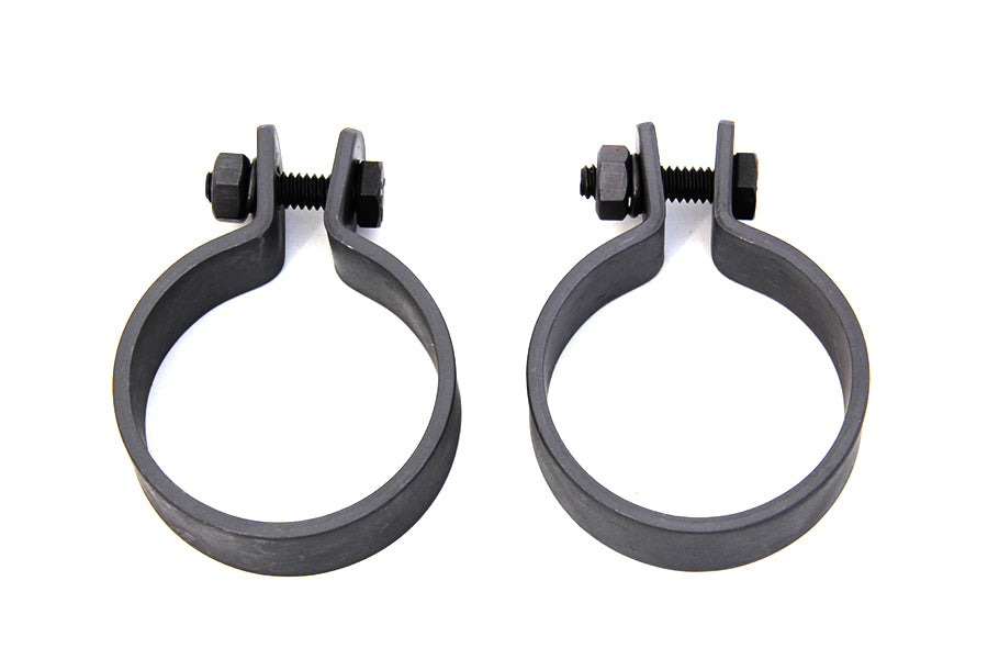 Parkerized 1-7/8 Muffler End Clamp Set