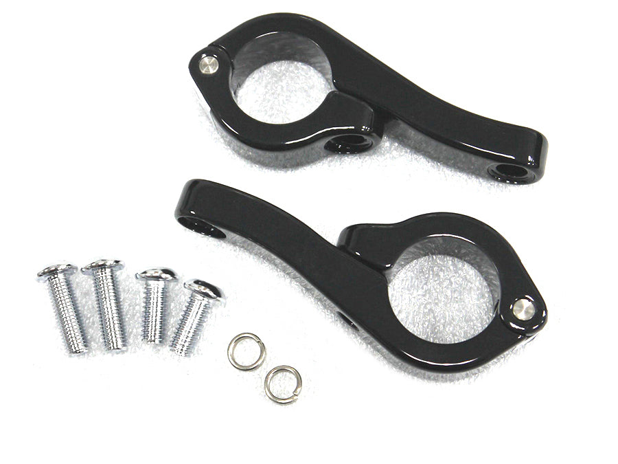 Black Fog Lamp Engine Bar Clamp