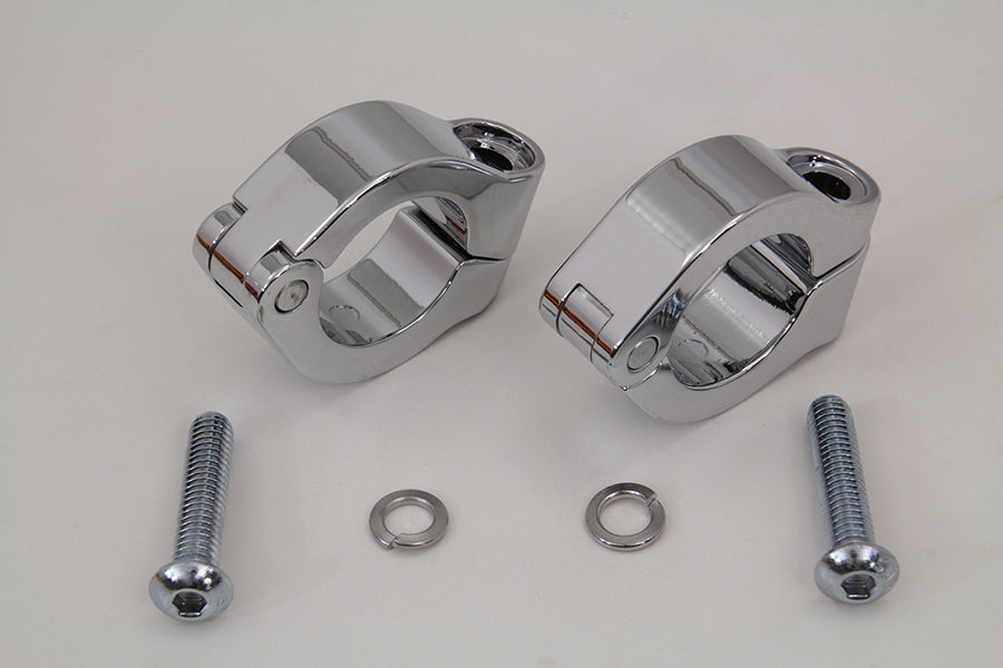 Chrome Fog Lamp Engine Bar Clamp