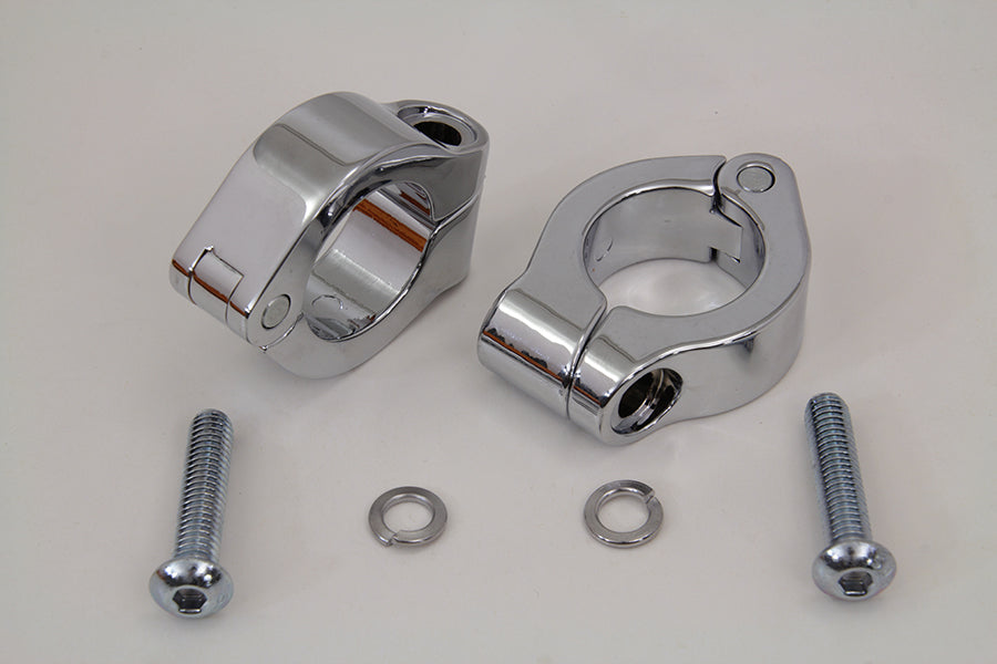 Chrome Fog Lamp Engine Bar Clamp