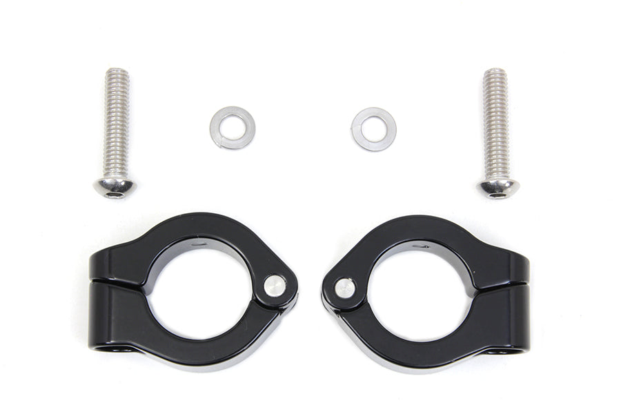 Black Fog Lamp Engine Bar Clamp